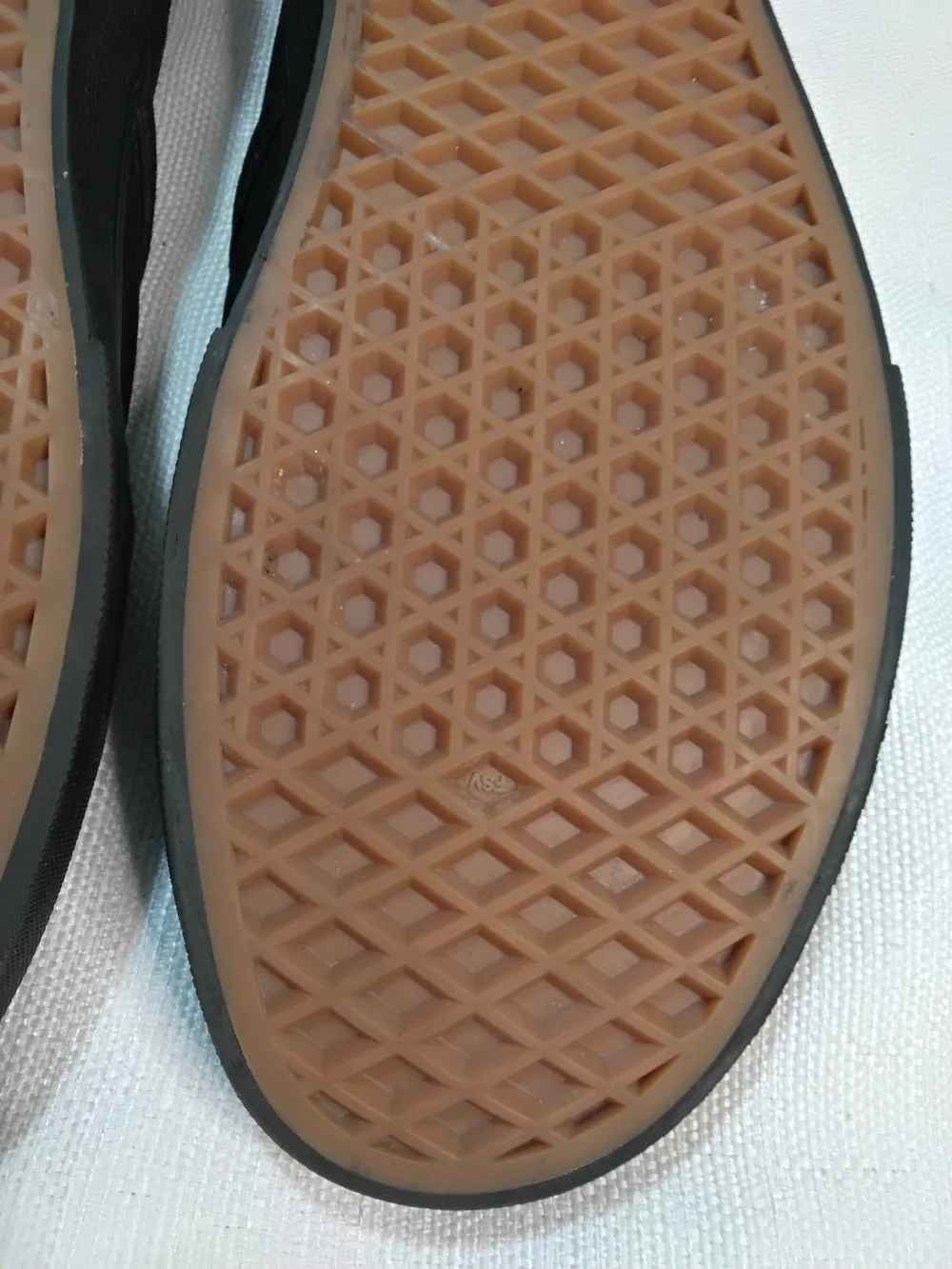 Vans Classic Slip-On Black Canvas Loafers Mens Sz 11.